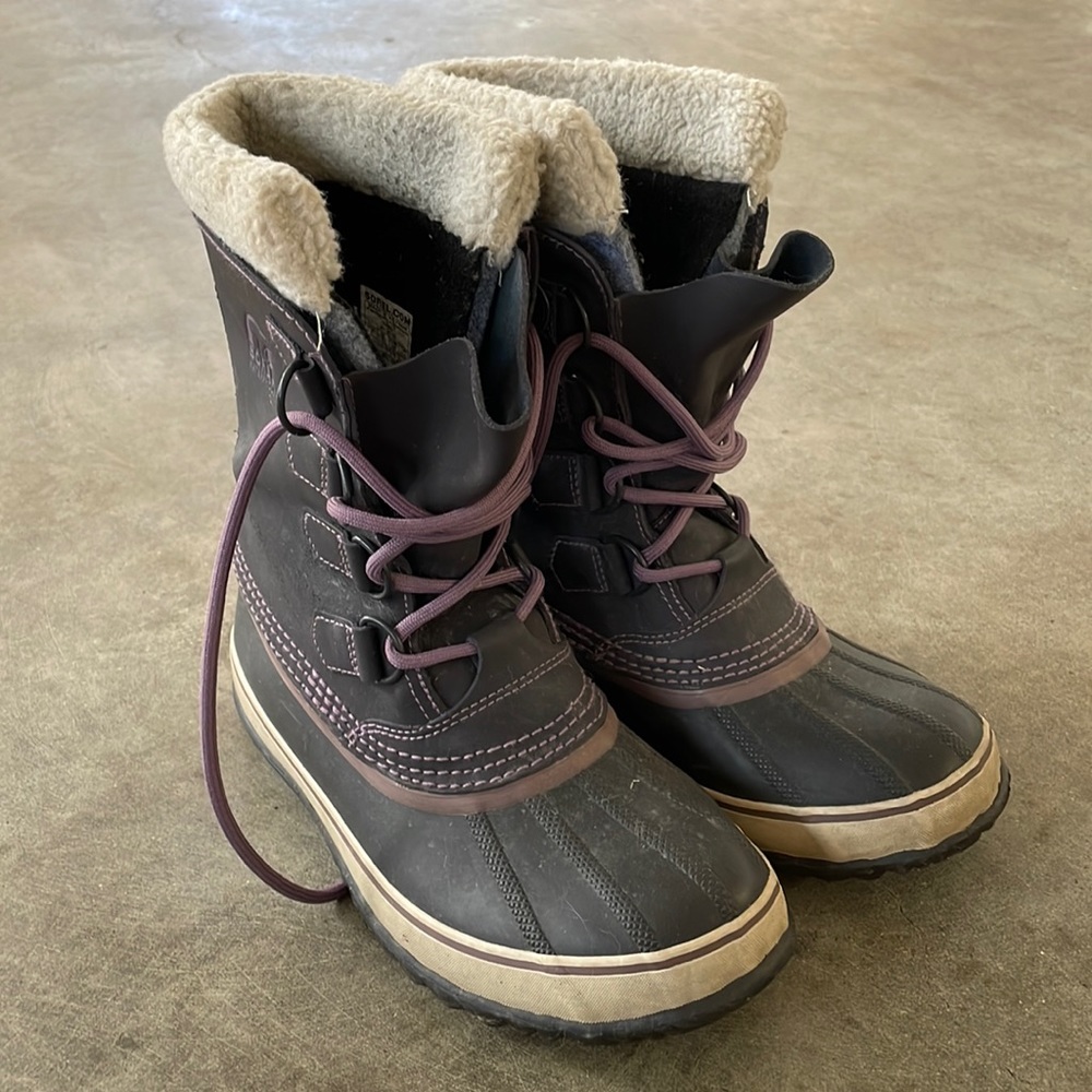 Sorel rubber winter boots
